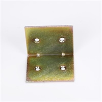 鎳色鐵角碼，家具鐵角碼60*40*40*2.0